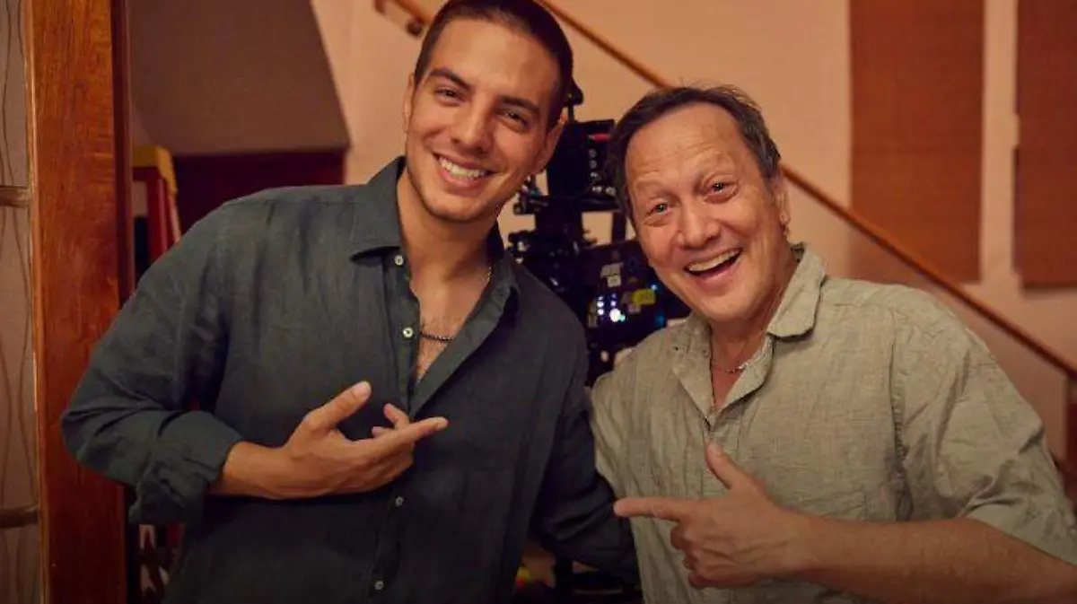 Vadhir Derbez y Rob Schneider